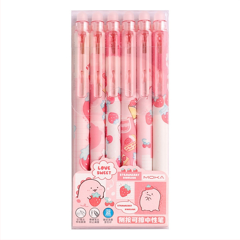 Cartoon erazovateľné pero s tlačným mechanizmom, plastové telo, ST špička, ST hlava, balené v krabičke