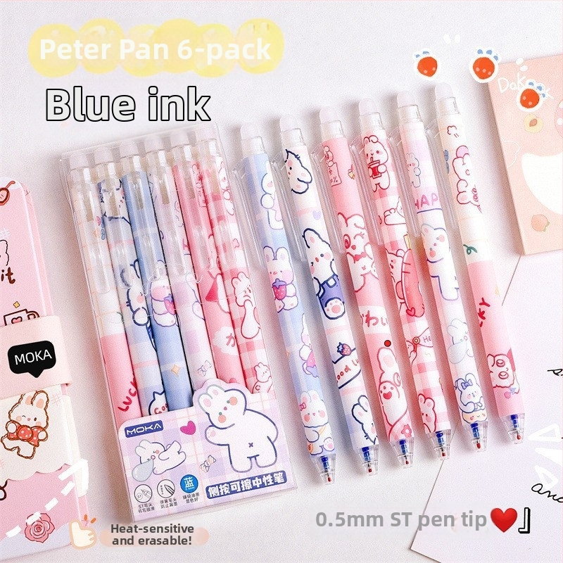 Cartoon erazovateľné pero s tlačným mechanizmom, plastové telo, ST špička, ST hlava, balené v krabičke