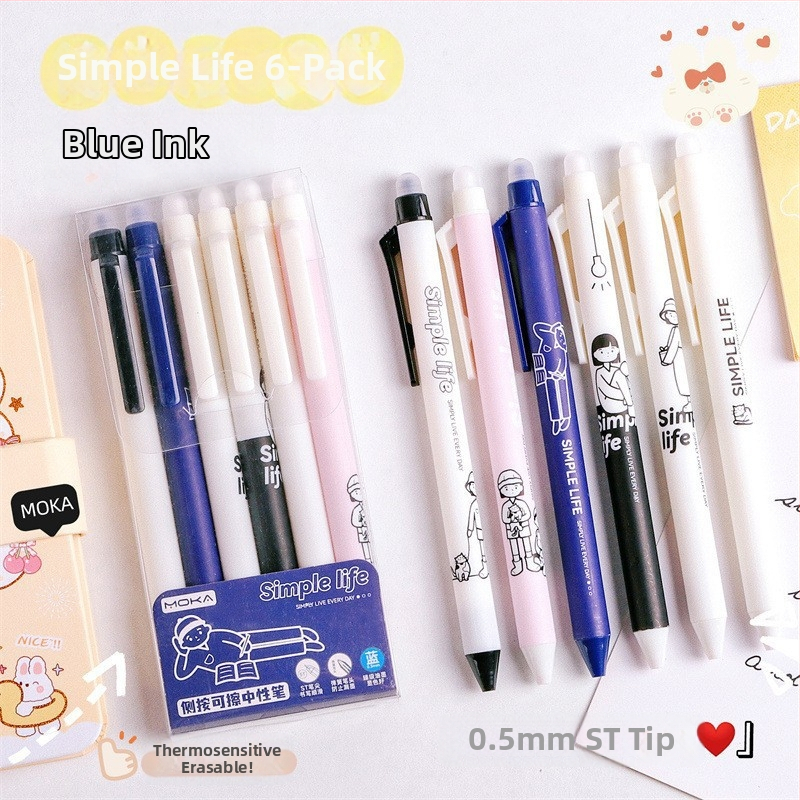 Cartoon erazovateľné pero s tlačným mechanizmom, plastové telo, ST špička, ST hlava, balené v krabičke