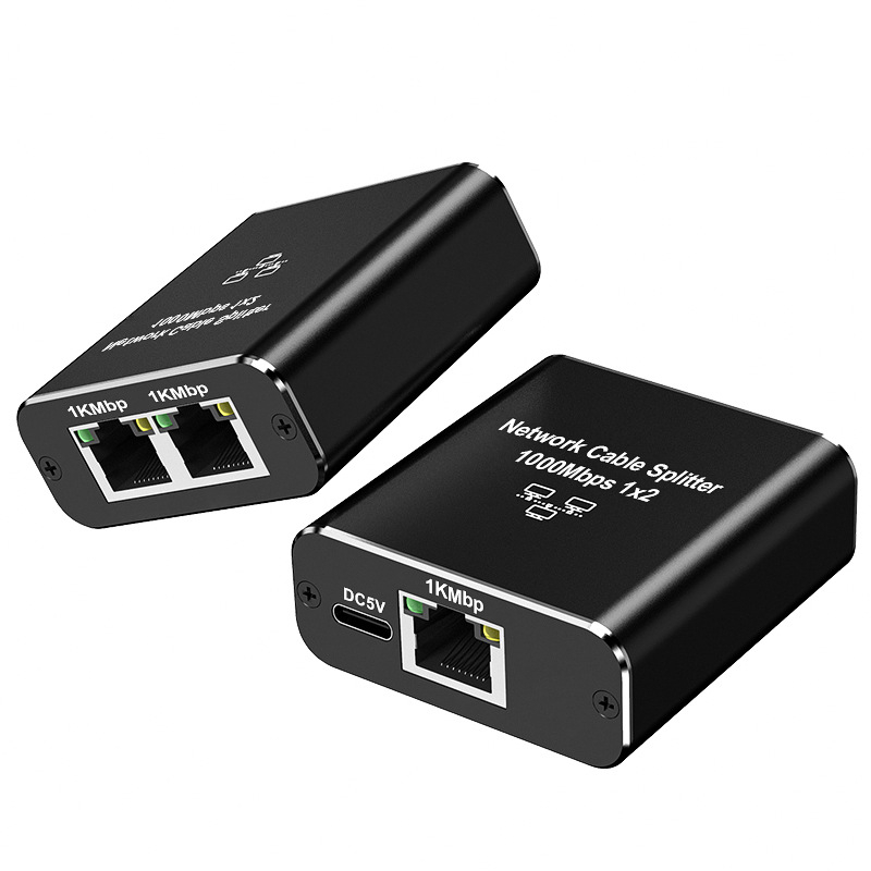 Gigabitni RJ45 Ethernet splitter 1:2 s upravljanjem napajanjem i podrškom za Windows 7
