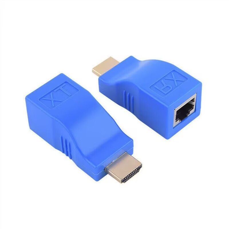 HDMI extender 30 m preko jednog mrežnog kabla, HDMI pretvarač s mrežnog porta, 1080P stabilna visoka razlučivost