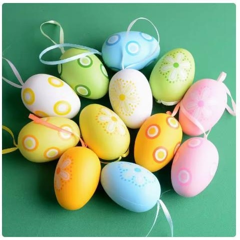Uskršnje jaje igračke - PE materijal, ovalni oblik, moderni umjetnički stil, tehnologija simulacije