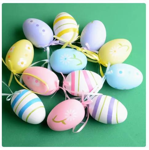 Uskršnje jaje igračke - PE materijal, ovalni oblik, moderni umjetnički stil, tehnologija simulacije