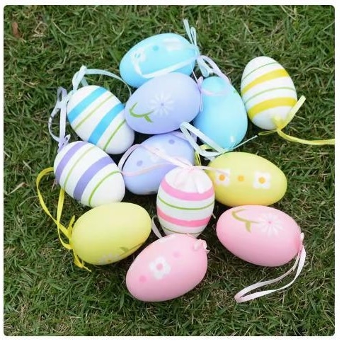 Uskršnje jaje igračke - PE materijal, ovalni oblik, moderni umjetnički stil, tehnologija simulacije