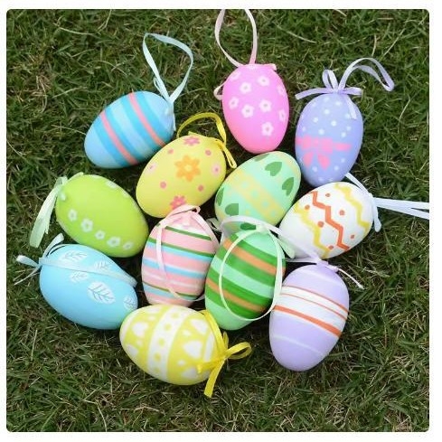 Uskršnje jaje igračke - PE materijal, ovalni oblik, moderni umjetnički stil, tehnologija simulacije