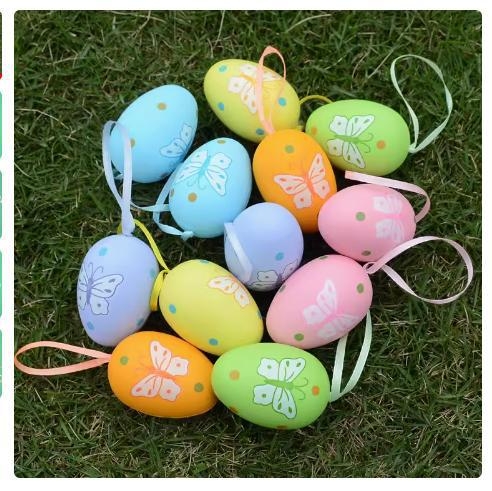 Uskršnje jaje igračke - PE materijal, ovalni oblik, moderni umjetnički stil, tehnologija simulacije