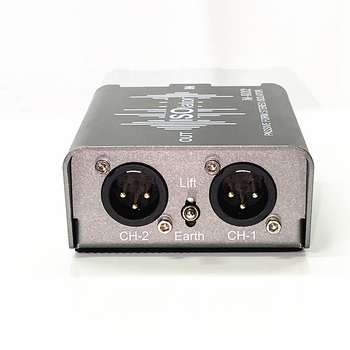 Carnong audio izolator, 6,5 mm, 2 ulaza 2 izlaza, pasivni balansirator za mixer i sustav prijenosa