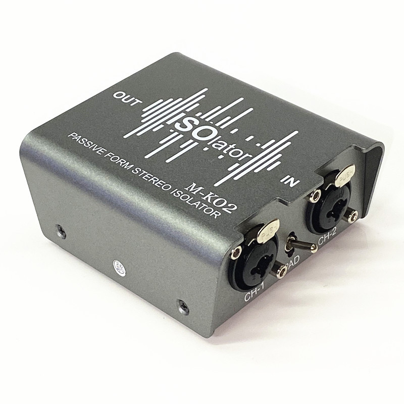 Carnong audio izolator, 6,5 mm, 2 ulaza 2 izlaza, pasivni balansirator za mixer i sustav prijenosa