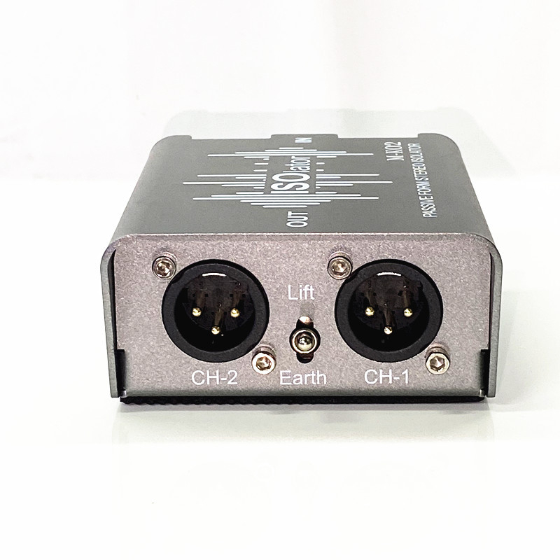 Carnong audio izolator, 6,5 mm, 2 ulaza 2 izlaza, pasivni balansirator za mixer i sustav prijenosa