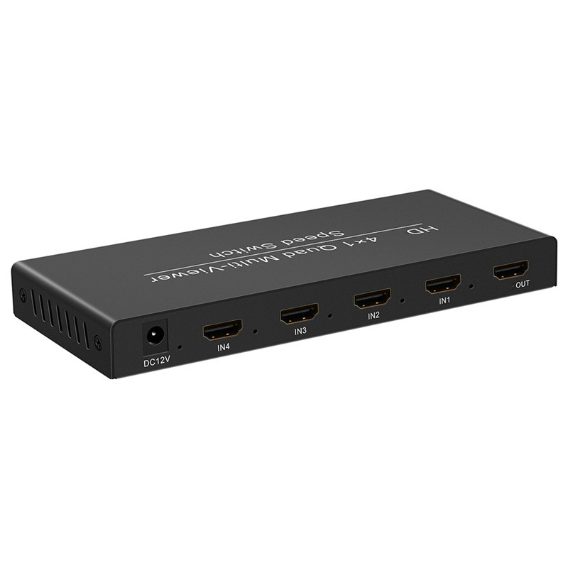 HDMI 4x1 prekidač, 1080P, model YMG141BM, upravljanje napajanjem podržano, daljinsko buđenje nije podržano