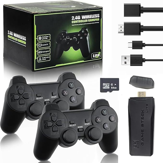 Retro gaming konzola s 128GB memorijom, izlazom 1080p i 3+ igrača, retro stil