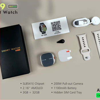 Ceas inteligent M99pro cu Android 5G, rețea completă și SIM insertabil (Versiune Europeană) – Carcasă din aliaj de titan, Ecran TFT, Încărcare magnetică, Rezistent la apă