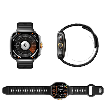 Ceas inteligent M99pro cu Android 5G, rețea completă și SIM insertabil (Versiune Europeană) – Carcasă din aliaj de titan, Ecran TFT, Încărcare magnetică, Rezistent la apă