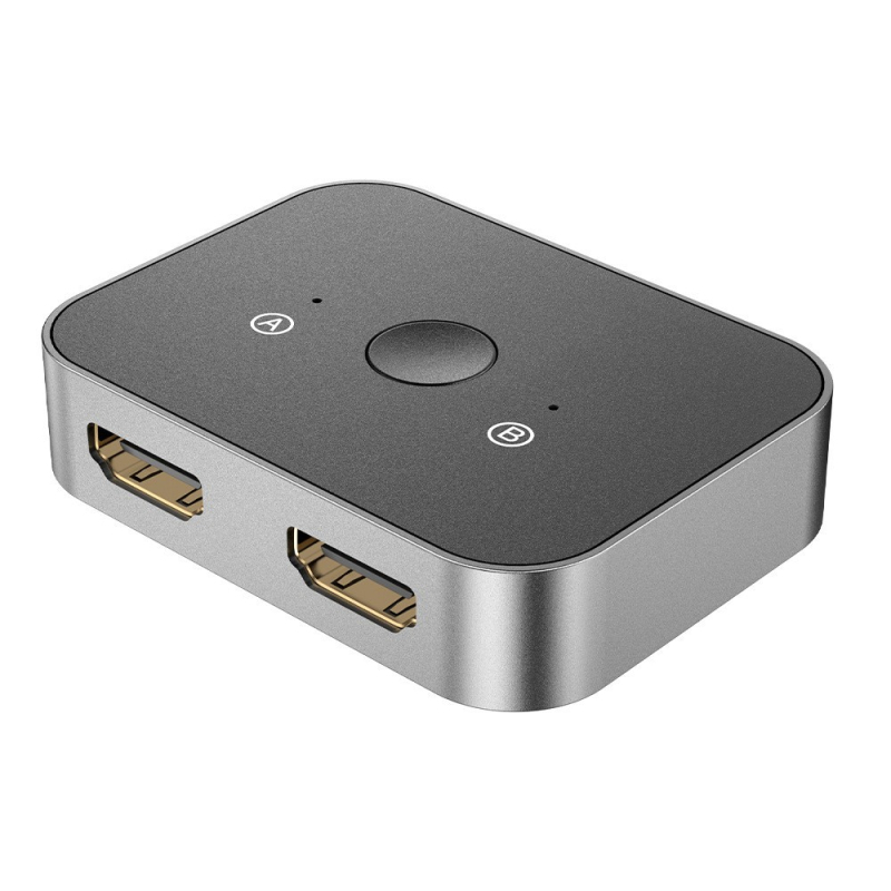 HDMI prekidač, 2 ulaza 1 izlaz, 4K60Hz, 18Gbps, PI12221 čip