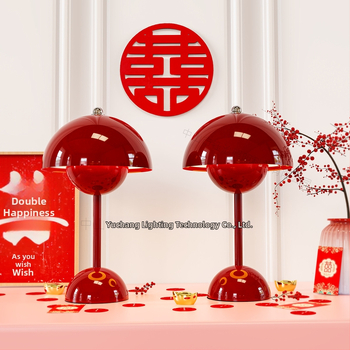 Par LED stolnih lampi s retro kovnim dizajnom, dodirno upravljanje, 5V 3W, model Yczm-017, ambijentalno noćno svjetlo