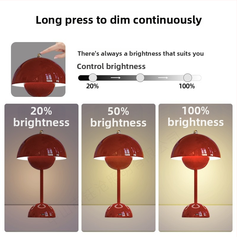 Par LED stolnih lampi s retro kovnim dizajnom, dodirno upravljanje, 5V 3W, model Yczm-017, ambijentalno noćno svjetlo