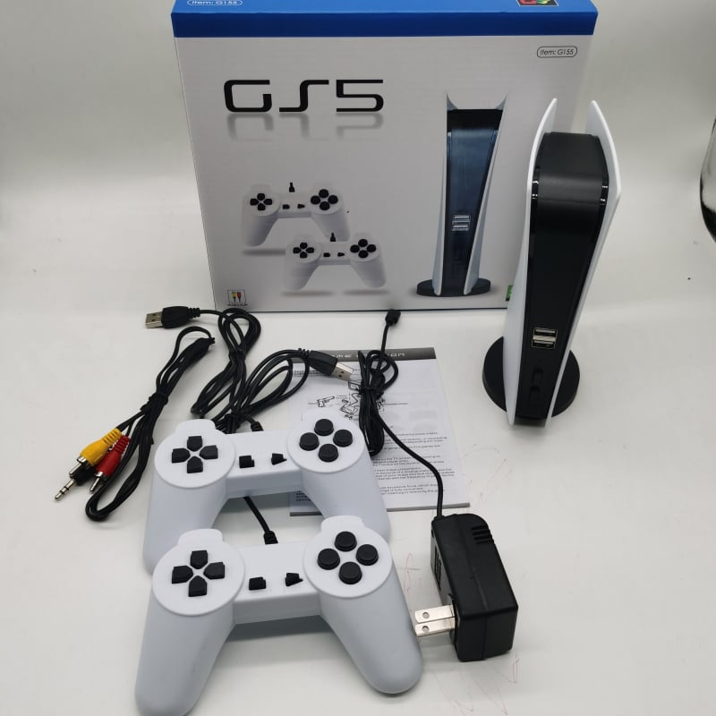 Consolă de jocuri cu stil nostalgic, 4GB memorie, interfață AV, compatibilitate PS3, carcasă ABS