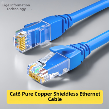 Kábel Cat6 s RJ-45 konektorom pre smerovač, 1 Gbps, čistá meď