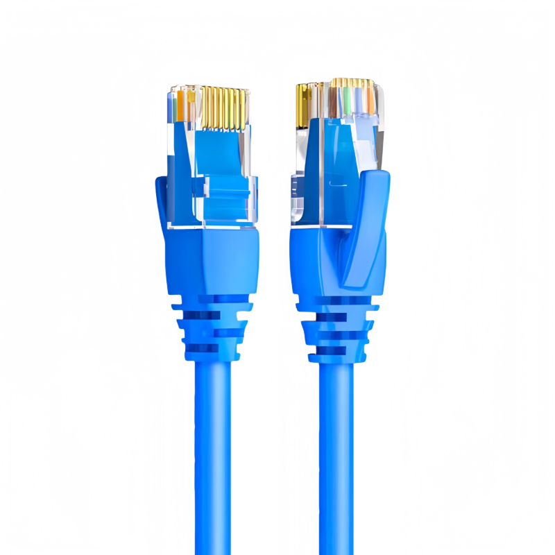 Cat6 hálózati kábel RJ-45 csatlakozóval routerhez, 1 Gbps, tiszta réz