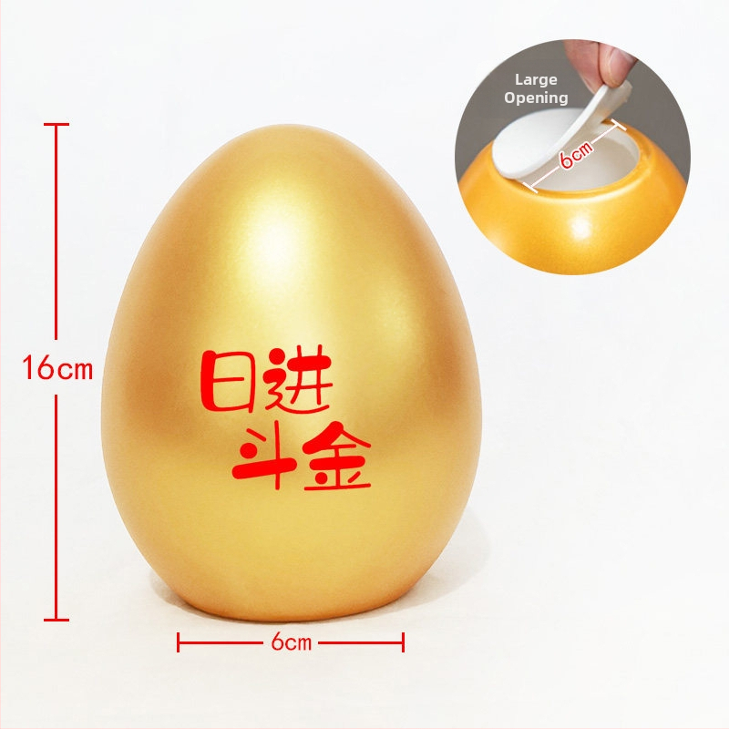 Zlatno rođendansko jaje od nehrđajućeg čelika – japansko-korejski stil, poklon kutija pakiranje, šifra proizvoda 1010816039