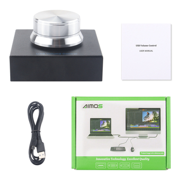 USB ovládač hlasitosti počítača Amex Vision U001CS pre PC reproduktory