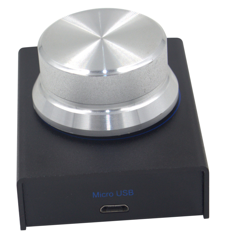 USB ovládač hlasitosti počítača Amex Vision U001CS pre PC reproduktory