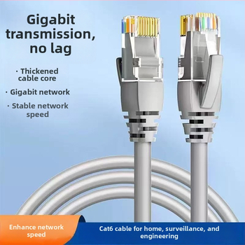 Externý Cat6 Gigabit Ethernet kábel pre domáce použitie, pre router a monitorovanie