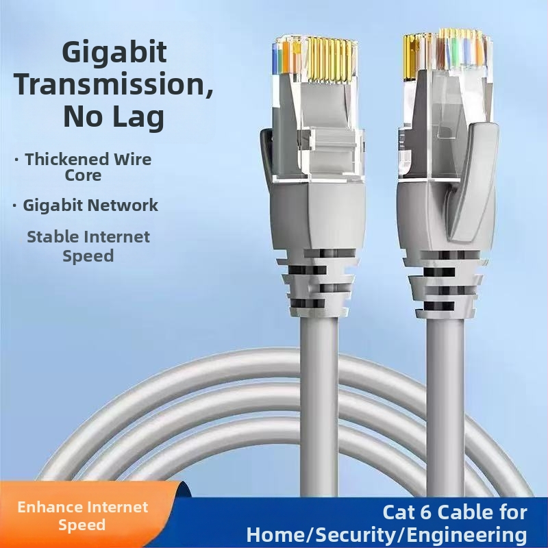 Externý Cat6 Gigabit Ethernet kábel pre domáce použitie, pre router a monitorovanie