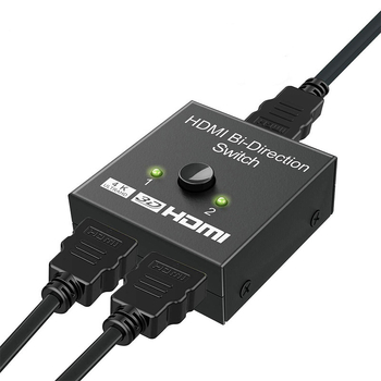 HDMI switcher, 2 intrări 1 ieșire, 4K, comutare AB