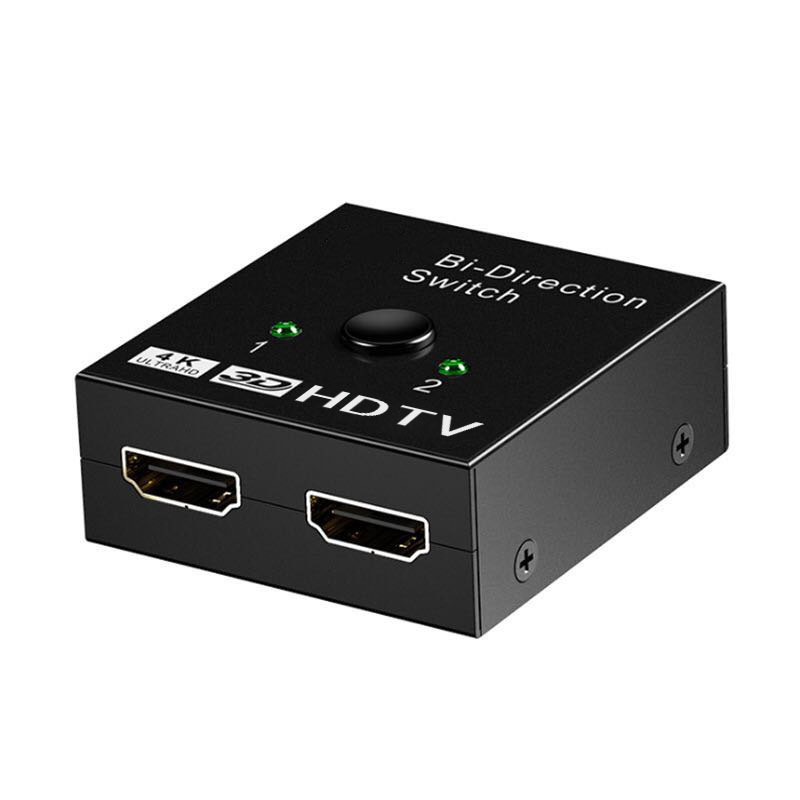 HDMI 2x1 prekidač AB, 2 ulaza na 1 izlaz, bez daljinskog buđenja, bez upravljanja napajanjem