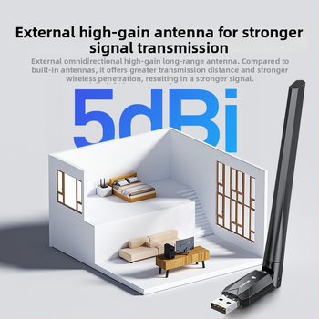 Samzhe WRA30 USB Wi-Fi 6 mrežni adapter za stolno računalo i prijenosno računalo
