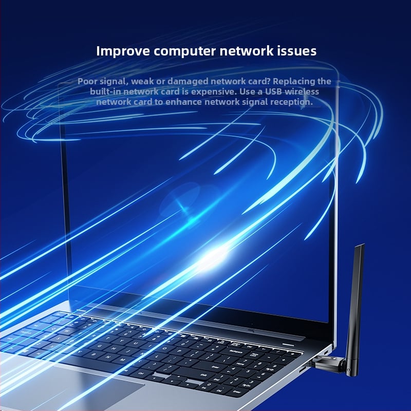 Samzhe WRA30 USB Wi-Fi 6 mrežni adapter za stolno računalo i prijenosno računalo