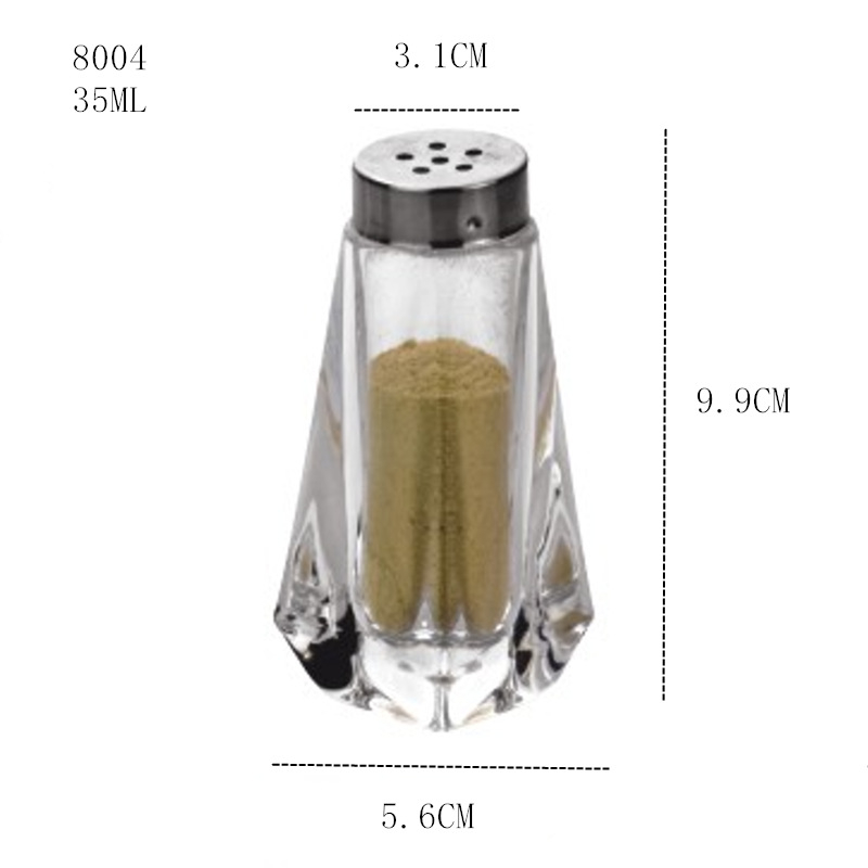 Garbo recipient acrilic transparent pentru condimente, pentru condimente solide, stil modern minimalist, calitate de primă clasă