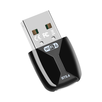 AX920 USB WiFi 6 fără driver, adaptor dual-band 2,4/5 GHz cu Bluetooth 5.4 (2 în 1)