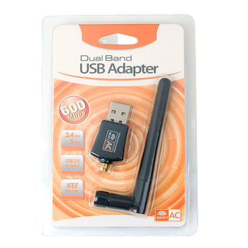 Carte de rețea wireless USB 2.0 cu antenă, compatibil desktop și laptop, 150Mbps, 802.11b