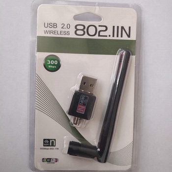 Carte de rețea wireless USB 2.0 cu antenă, compatibil desktop și laptop, 150Mbps, 802.11b