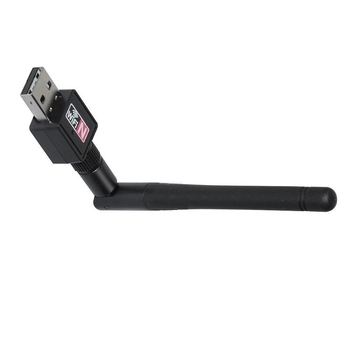 Carte de rețea wireless USB 2.0 cu antenă, compatibil desktop și laptop, 150Mbps, 802.11b