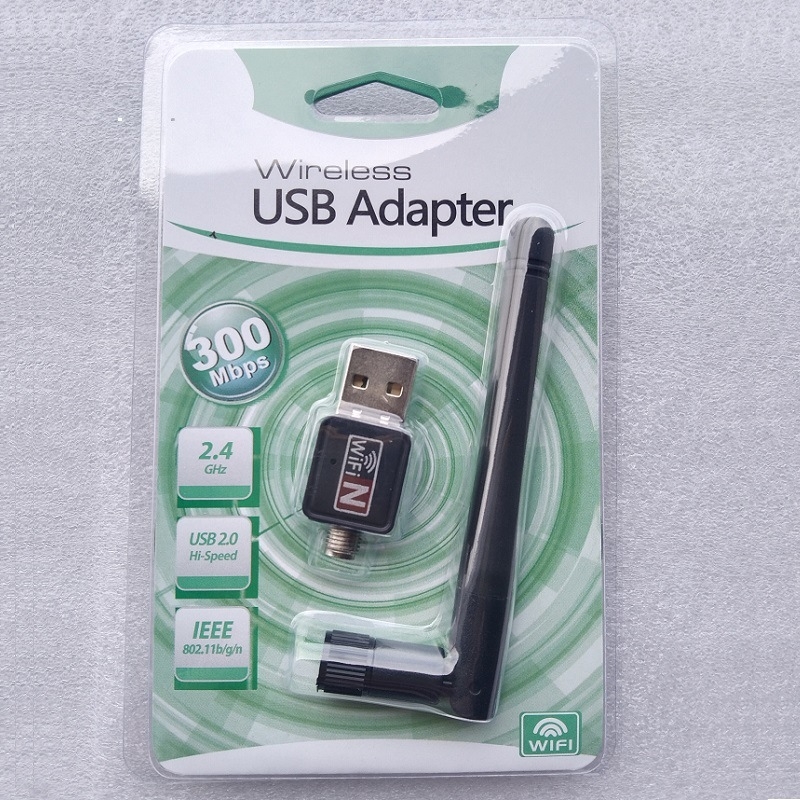 Carte de rețea wireless USB 2.0 cu antenă, compatibil desktop și laptop, 150Mbps, 802.11b