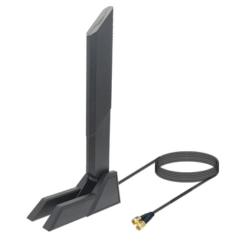 Blade 12dB Antenă SMA pliabilă pentru WiFi 6E – bandă duală/tri 2,4/5/6 GHz, până la 5374 Mbps, Bluetooth, Interfață SMA