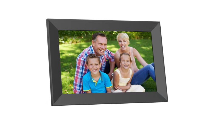 Frameo ramă foto în cloud, ecran tactil, Wi‑Fi, 32GB stocare, rezoluție 1280x800