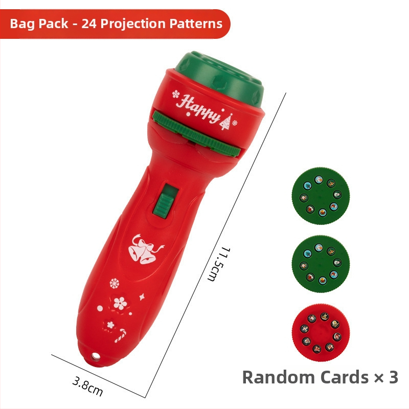 LED projekcijska svjetiljka za djecu, edukativna igračka s jasnom projekcijom, razvija vid i koordinaciju ruka-oko, plastično kućište, uzrast 4-6 godina