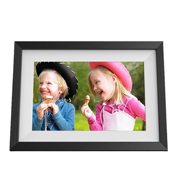 Pametni digitalni okvir za fotografije s cloud albuma, 32GB pohrane, 1024×600 rezolucija, TF kartica podrška, 16:9, reproducira glazbu i video