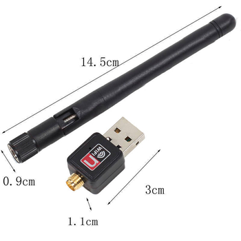 Card de rețea USB wireless 2DB – 300Mbps, interfață USB, IEEE 802.11b/g/n