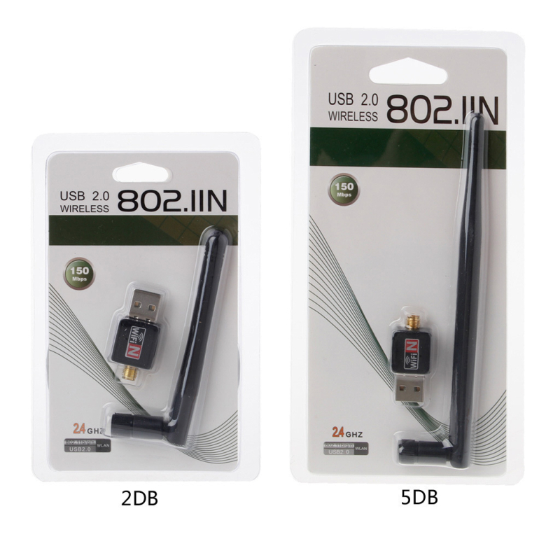 Card de rețea USB wireless 2DB – 300Mbps, interfață USB, IEEE 802.11b/g/n
