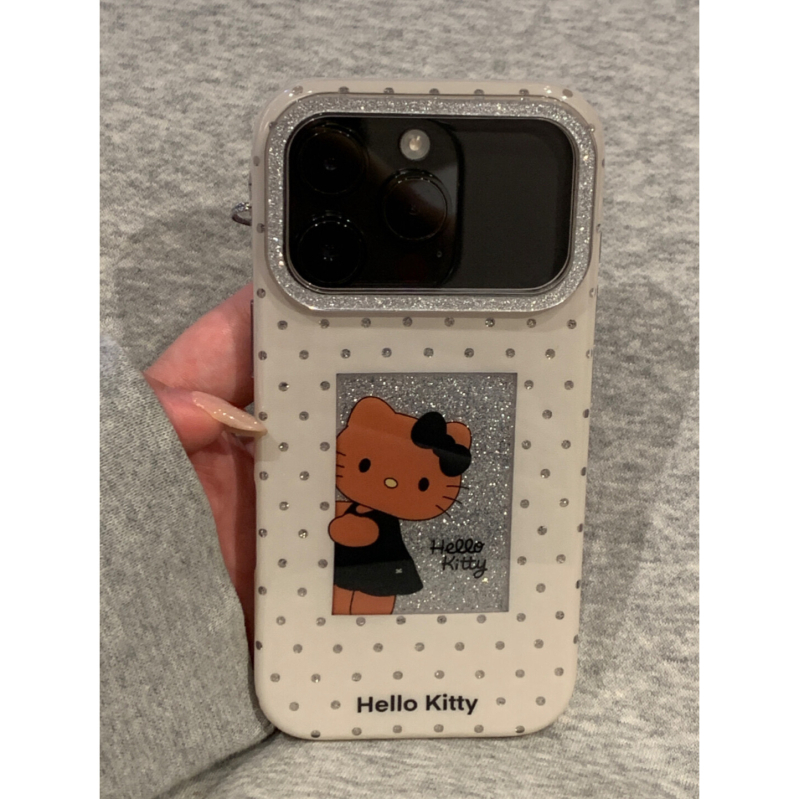 Калъф за телефон в твид стил с котешки мультяшен дизайн, силикон, защита от изпускане, релефен дизайн