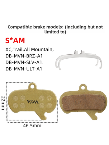 Plăcuțe de frână hidraulice pentru disc pentru bicicletă de munte – Patru pistoane, Model Bicycle 06k, Brand Vxm