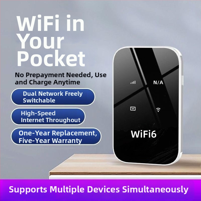 Prijenosni WiFi 6 usmjerivač USB 2.0, firewall, FCC Class B, do 300 Mbps