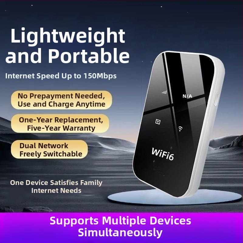 Prijenosni WiFi 6 usmjerivač USB 2.0, firewall, FCC Class B, do 300 Mbps