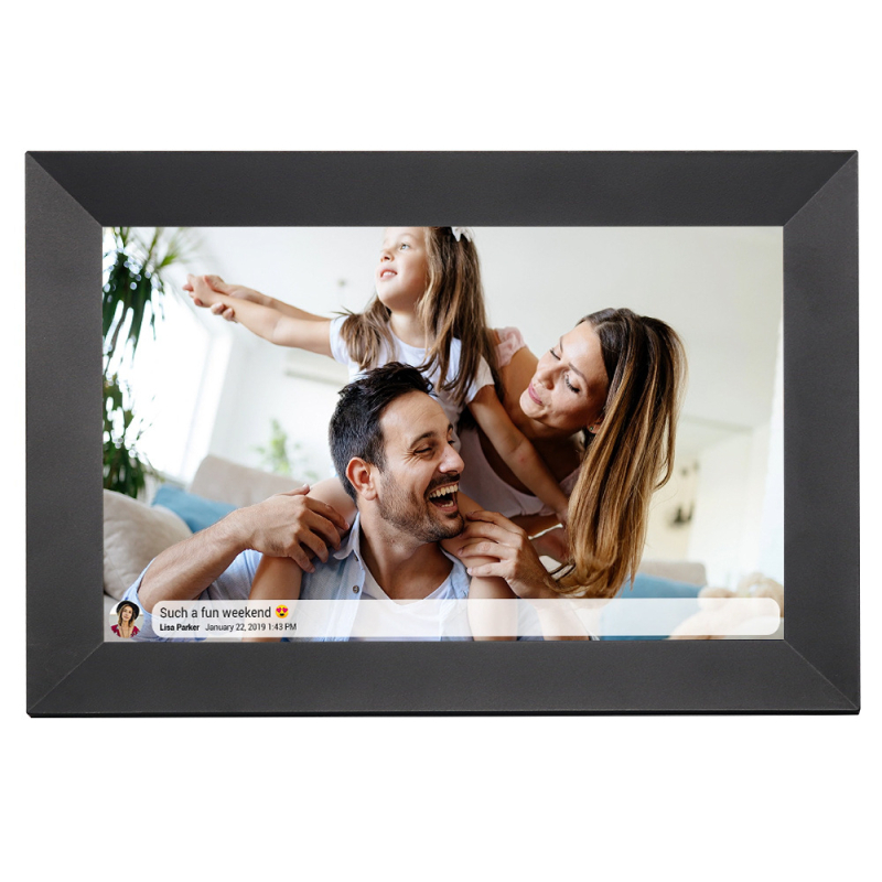 Frameo digitalni okvir za fotografije s cloud prijenosom, zaslon osjetiv na dodir, Wi‑Fi, 16GB pohrane, rezolucija 1280x800