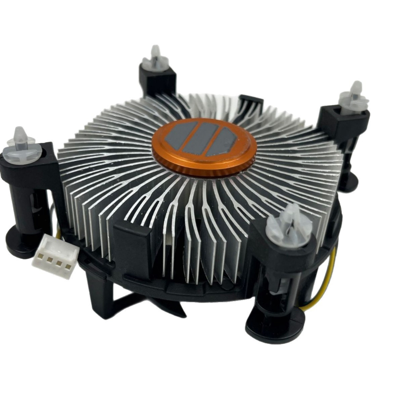 CPU hladnjak radiatorsko hlađenje za PC s bakrenim premazom i aluminijem, hidraulički ležaj, 2000 RPM, 22 dBA, zračno hlađenje, kompatibilan Intel LGA 775/1155/1156/1200